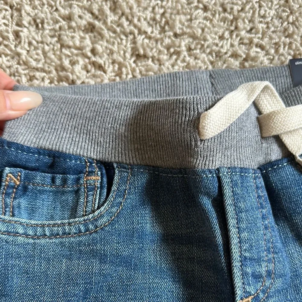 GAP Blue and Gray Relaxed Fit Jeans